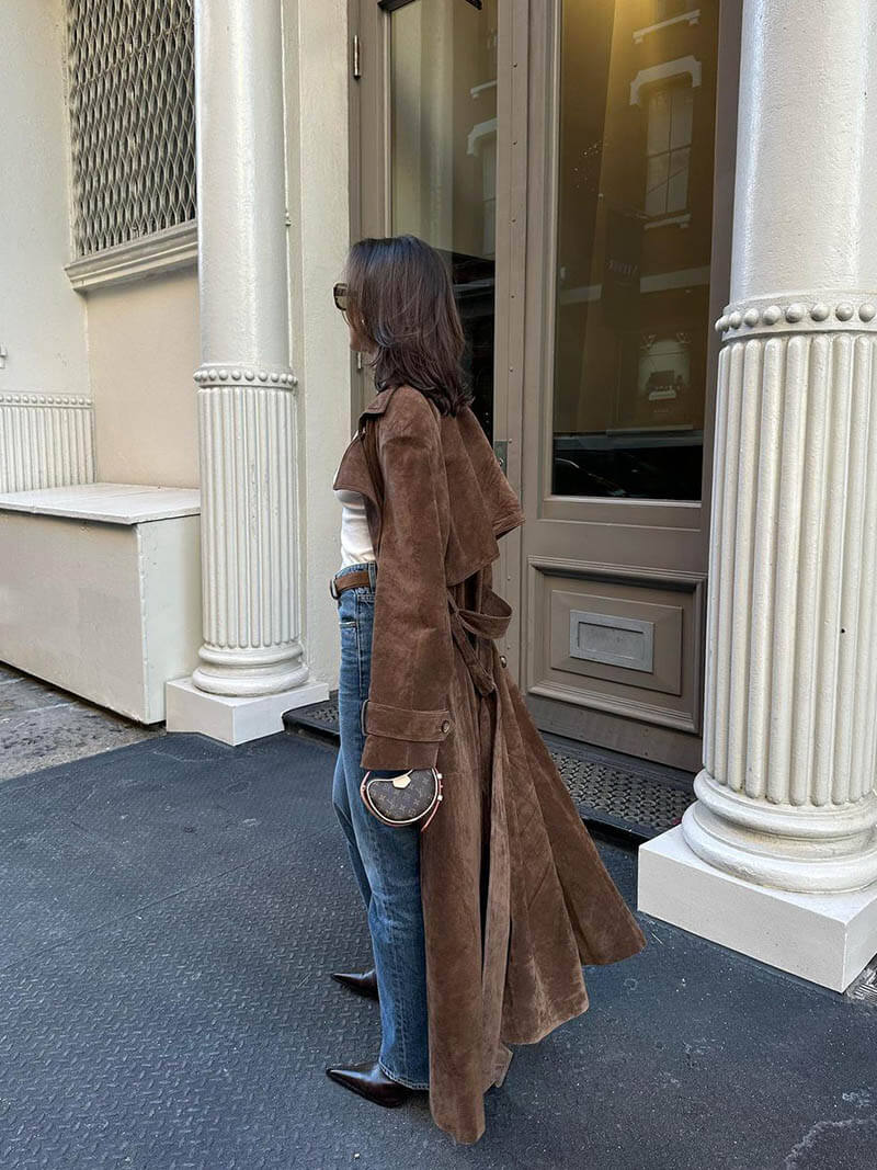 Canyon Breeze Suede Coat